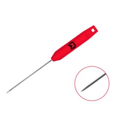 Delphin SLIM QuickSTOP Feeder fűzőtű, piros, 80mm