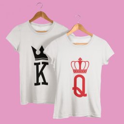 Queen + King páros póló