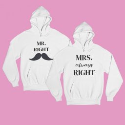 Mr + Mrs always right páros pulóver