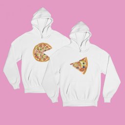 Pizza love páros pulóver