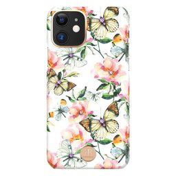 Kingxbar Blossom telefontok Swarovski kristállyal iPhone 11/11 Pro/11 Pro Max (őszibarack virág) - 11 Pro