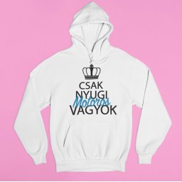 Csak nyugi, motoros vagyok pulóver