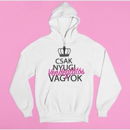 Csak nyugi, vendéglátós vagyok (v2) pulóver