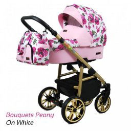 BABY LUX COLORLUX MULTIFUNKCIÓS BABAKOCSI (BOUQUETS PEONY)