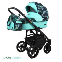 BABY LUX COLORLUX MULTIFUNKCIÓS BABAKOCSI (GREEN GARDEN)