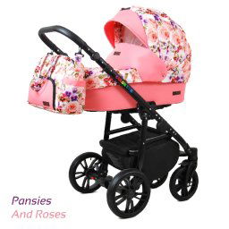 BABY LUX COLORLUX MULTIFUNKCIÓS BABAKOCSI PANSIES