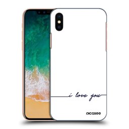 ULTIMATE CASE Apple iPhone X/XS - készülékre - I love you