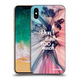 ULTIMATE CASE Apple iPhone X/XS - készülékre - Don't think TOO much