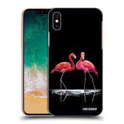 ULTIMATE CASE Apple iPhone X/XS - készülékre - Flamingos couple