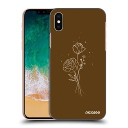 ULTIMATE CASE Apple iPhone X/XS - készülékre - Brown flowers