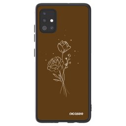 ULTIMATE CASE Samsung Galaxy A51 A515F - készülékre - Brown flowers