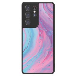ULTIMATE CASE Samsung Galaxy S21 Ultra 5G G998B - készülékre - Pink liquid