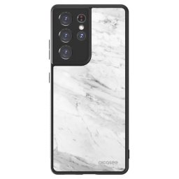 ULTIMATE CASE Samsung Galaxy S21 Ultra 5G G998B - készülékre - White marble