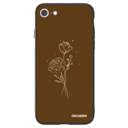 ULTIMATE CASE Apple iPhone SE 2020 - készülékre - Brown flowers