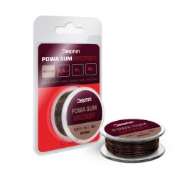 Delphin POWA GUM Feeder erőgumi, barna, 6kg, 0.8mm, 8m