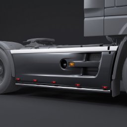 Daf XF 105 inox konzol oldalra párban