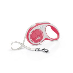 Flexi Comfort XS - 3 méteres szalagos póráz Piros
