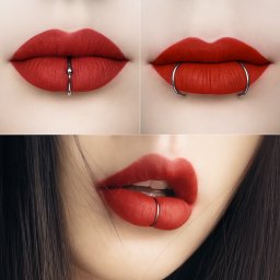 Hamis száj piercing