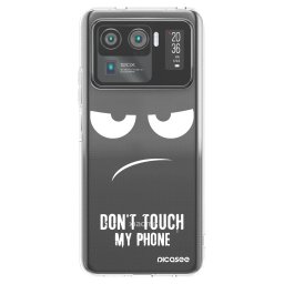 Átlátszó szilikon tok az alábbi mobiltelefonokra Xiaomi Mi 11 Ultra - Don't Touch My Phone