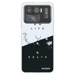 Átlátszó szilikon tok az alábbi mobiltelefonokra Xiaomi Mi 11 Ultra - Life - Death