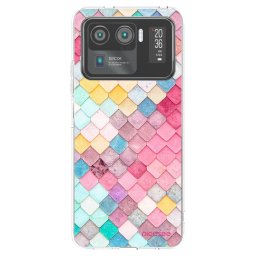 Átlátszó szilikon tok az alábbi mobiltelefonokra Xiaomi Mi 11 Ultra - Colorful roof