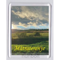 Mátraterenye hűtőmágnes (műanyag keretes)
