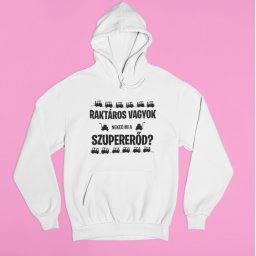 Raktáros vagyok, neked mi a szupererőd? pulóver