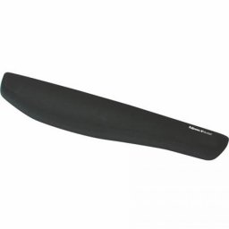 Csuklótámasz billentyűzethez, habtöltésű, FELLOWES \PlushTouch™\, fekete