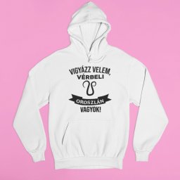 Vigyázz velem, vérbeli Oroszlán vagyok pulóver
