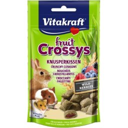 Vitakraft Crossy jutalomfalat rágcsálóknak - erdei gyümölcs 50 g