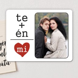 Fényképes fa hűtőmágnes