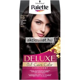Schwarzkopf Palette Deluxe hajfesték 1-0(900) Mély természetes fekete