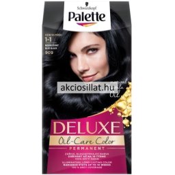 Schwarzkopf Palette Deluxe hajfesték 1-1(909) Kékesfekete