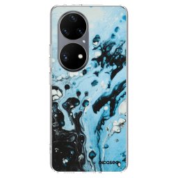 Átlátszó szilikon tok az alábbi mobiltelefonokra Huawei P50 - Organic blue
