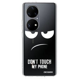 Átlátszó szilikon tok az alábbi mobiltelefonokra Huawei P50 - Don't Touch My Phone