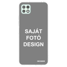 Átlátszó szilikon tok az alábbi mobiltelefonokra Samsung Galaxy A22 A226B 5G - Saját fotó/motívum