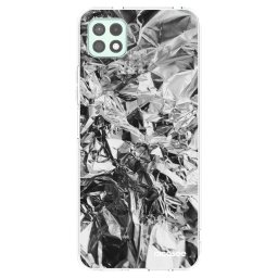 Átlátszó szilikon tok az alábbi mobiltelefonokra Samsung Galaxy A22 A226B 5G - Chrome