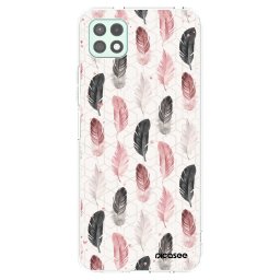 Átlátszó szilikon tok az alábbi mobiltelefonokra Samsung Galaxy A22 A226B 5G - Feather 2
