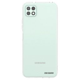 Átlátszó szilikon tok az alábbi mobiltelefonokra Samsung Galaxy A22 A226B 5G - Clear