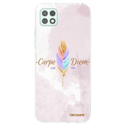 Átlátszó szilikon tok az alábbi mobiltelefonokra Samsung Galaxy A22 A226B 5G - Carpe Diem