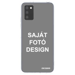 Átlátszó szilikon tok az alábbi mobiltelefonokra Samsung Galaxy A02s A025G - Saját fotó/motívum