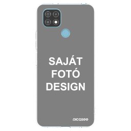 Átlátszó szilikon tok az alábbi mobiltelefonokra Realme C21 - Saját fotó/motívum