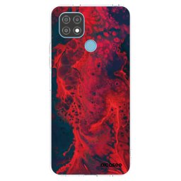 Átlátszó szilikon tok az alábbi mobiltelefonokra Realme C21 - Organic red