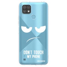 Átlátszó szilikon tok az alábbi mobiltelefonokra Realme C21 - Don't Touch My Phone