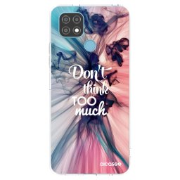 Átlátszó szilikon tok az alábbi mobiltelefonokra Realme C21 - Don't think TOO much