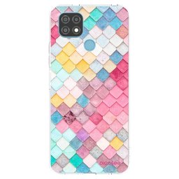 Átlátszó szilikon tok az alábbi mobiltelefonokra Realme C21 - Colorful roof