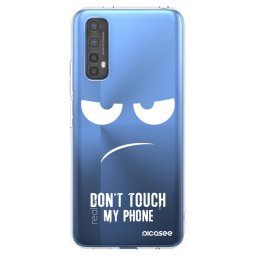 Átlátszó szilikon tok az alábbi mobiltelefonokra Realme 7 - Don't Touch My Phone