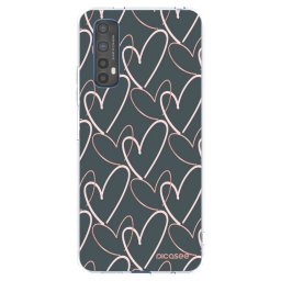 Átlátszó szilikon tok az alábbi mobiltelefonokra Realme 7 - Lots of love
