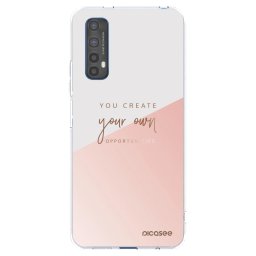 Átlátszó szilikon tok az alábbi mobiltelefonokra Realme 7 - You create your own opportunities