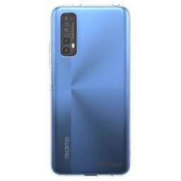 Átlátszó szilikon tok az alábbi mobiltelefonokra Realme 7 - Clear